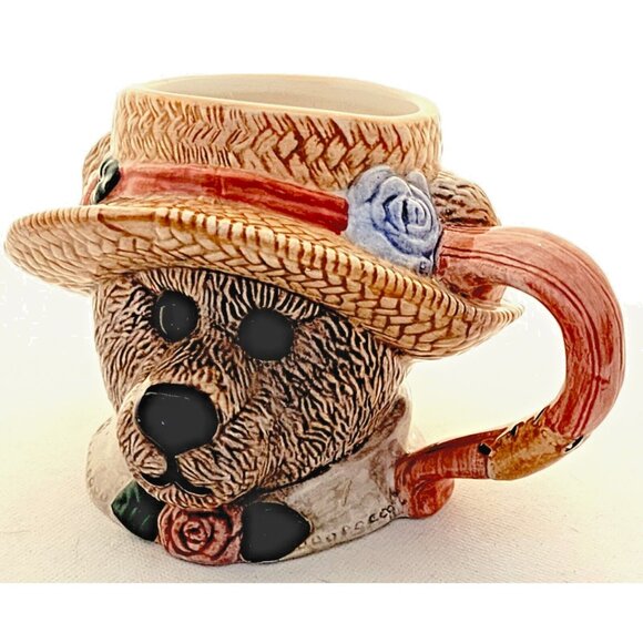 MUG-THE BOYDS COLLECTION-MS. BRUIN-"Afternoon Tea"-Plant Holder-Numbered Edition - Picture 11 of 13